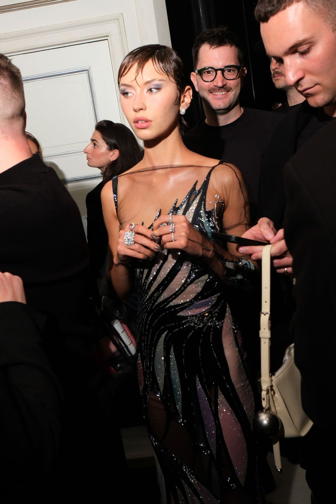 Iris Law Stuns in Vintage Versace at the 2024 Met Gala in New York City02